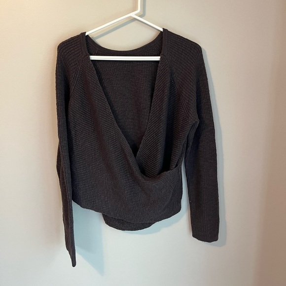 Aerie Cross-back Knit Sweater - Picture 3 of 4